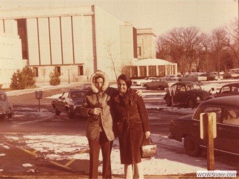 With Shaker Ames, Iowa Dec. 1973
